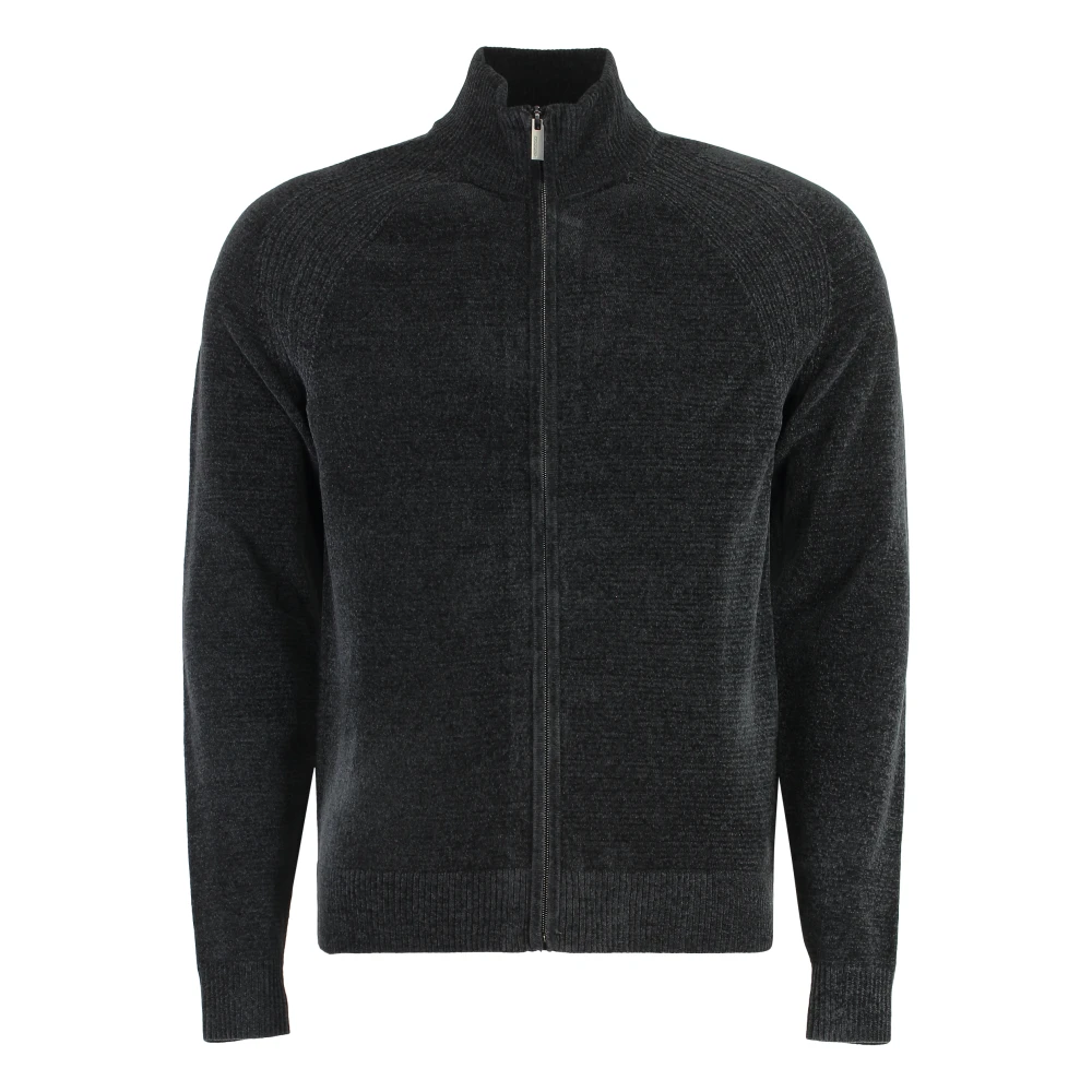 RRD Chenille volledige rits trui Gray Heren