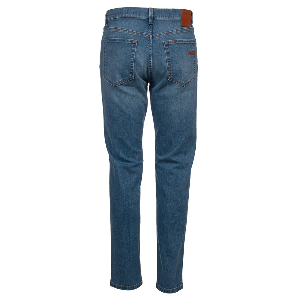 Ermenegildo Zegna Roccia Jeans voor Mannen Blue Heren