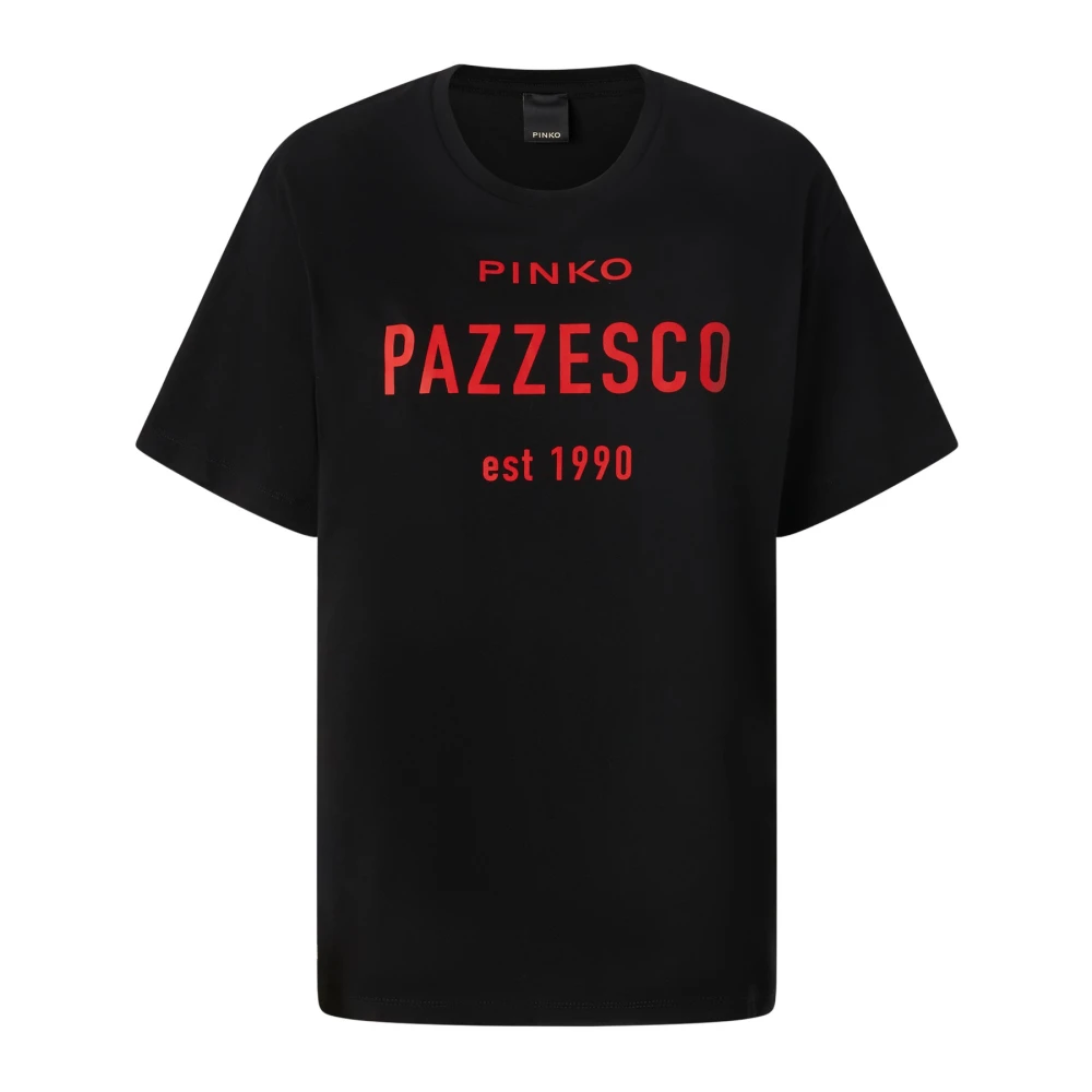 Pinko Gek T-shirt Model 1 Black Dames