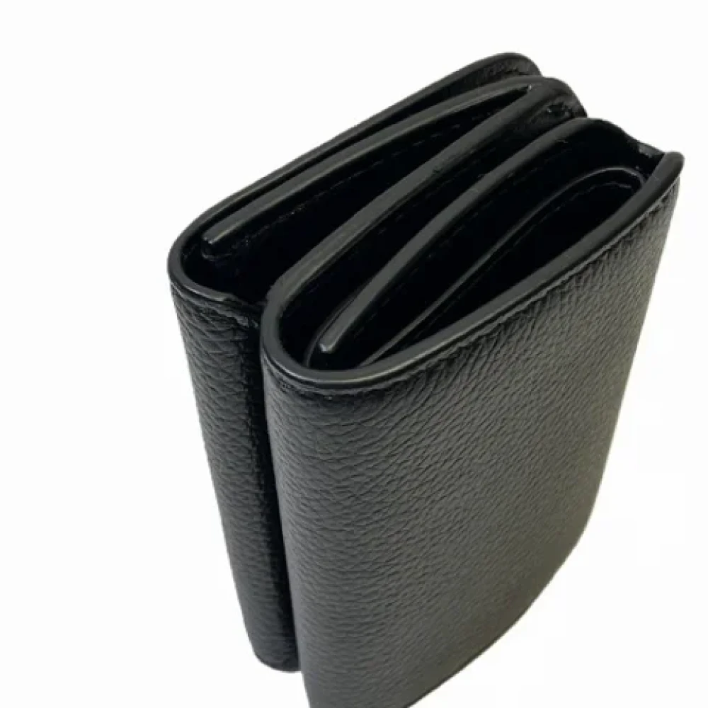 Balenciaga Vintage Pre-owned Leather wallets Black Dames