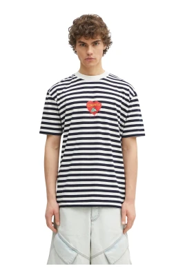 Bunny Heart Stripe Basic Tee