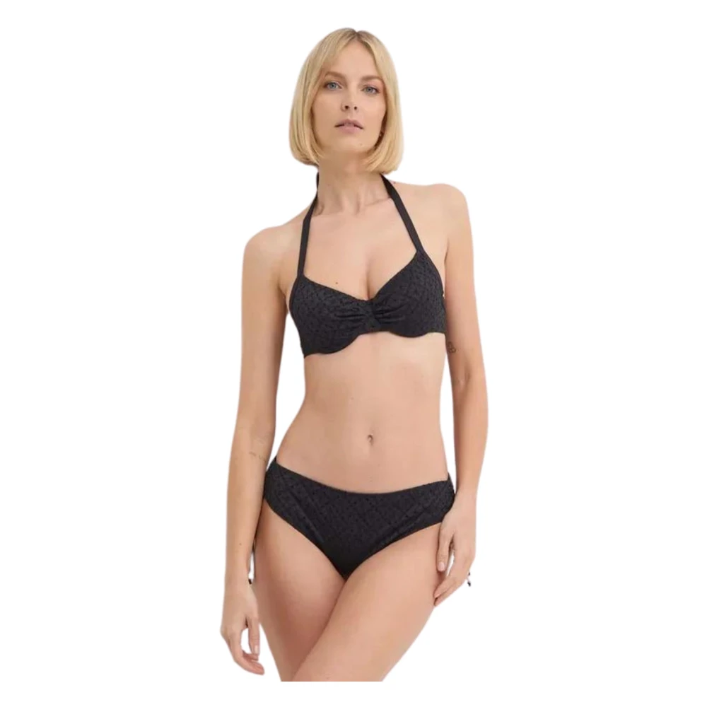 Twinset Zwart Zee Kleding Snap Sluiting Black Dames