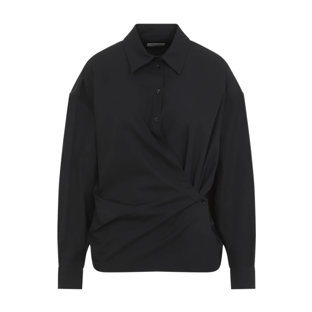 Lemaire Grijze Shirts Aw24 Dameskleding Black Dames