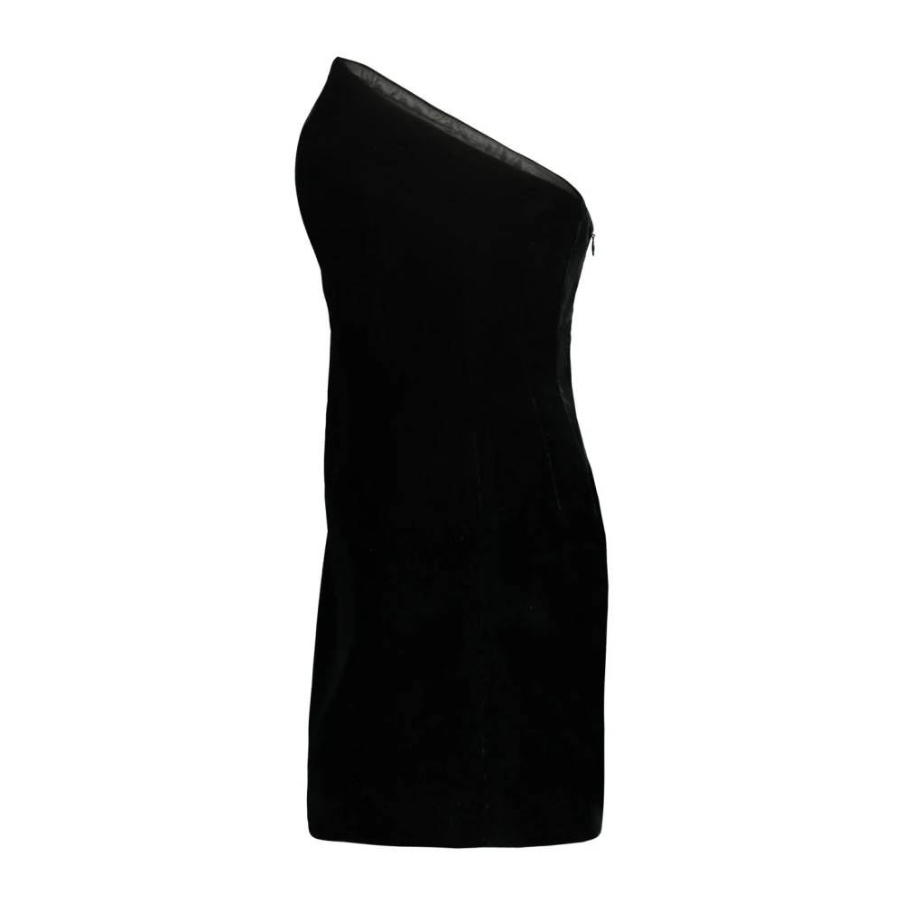 Wardrobe.nyc Velvet Corset Mini Jurk Black Dames