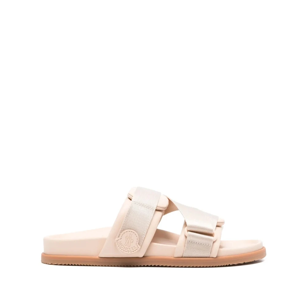 Moncler Pink Summer Sliders - Female - Sliders - 2 Uk - Shoes