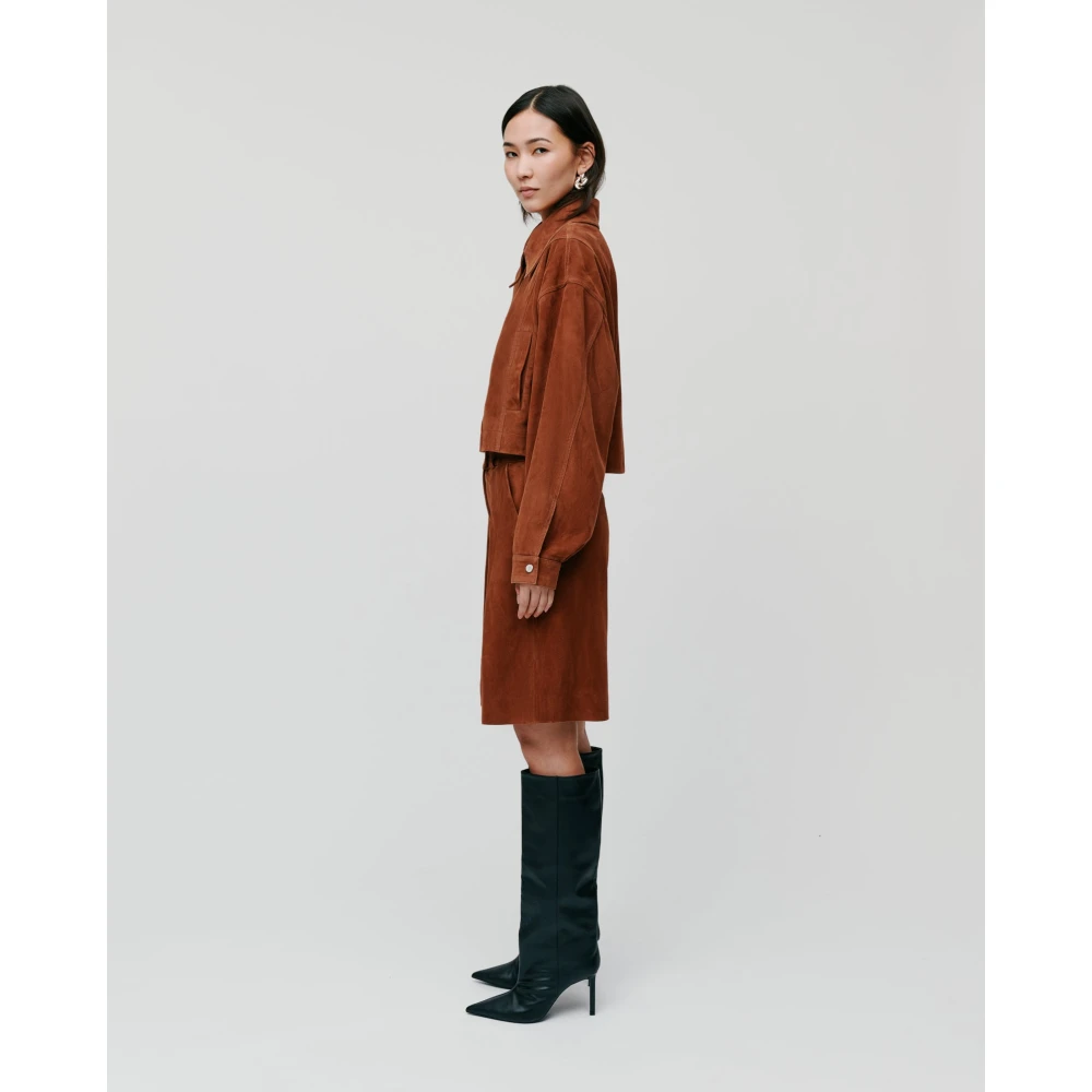 IVY OAK Lena Blazer Brown Dames