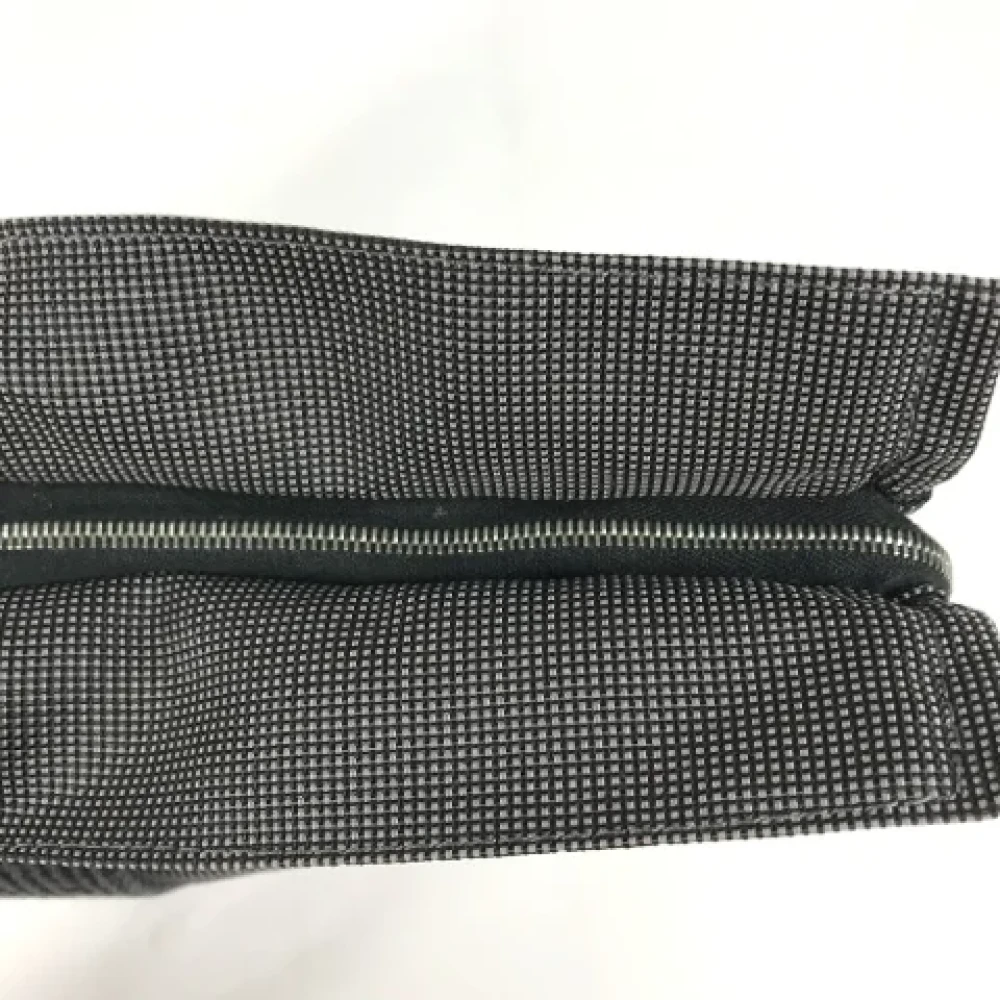 Hermès Vintage Pre-owned Fabric clutches Gray Dames