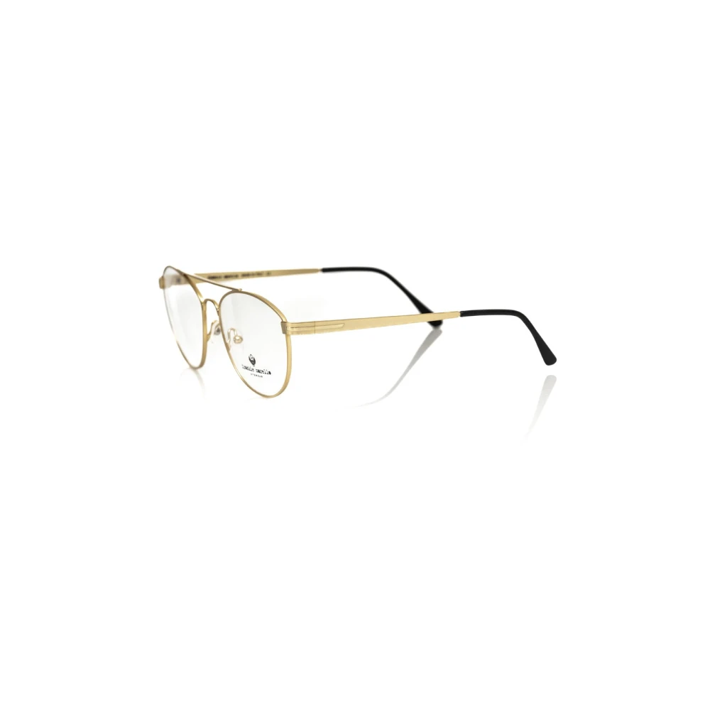 Frankie Morello Aviator Metalen Frame Bril Yellow Heren