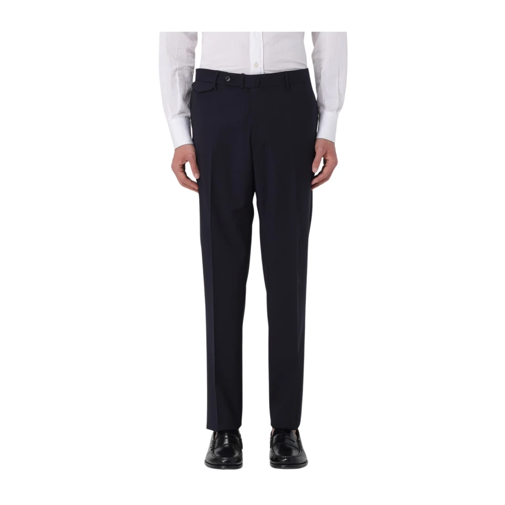 Tagliatore Men's Blue Suit Trousers, 2XL, Woolen Trousers