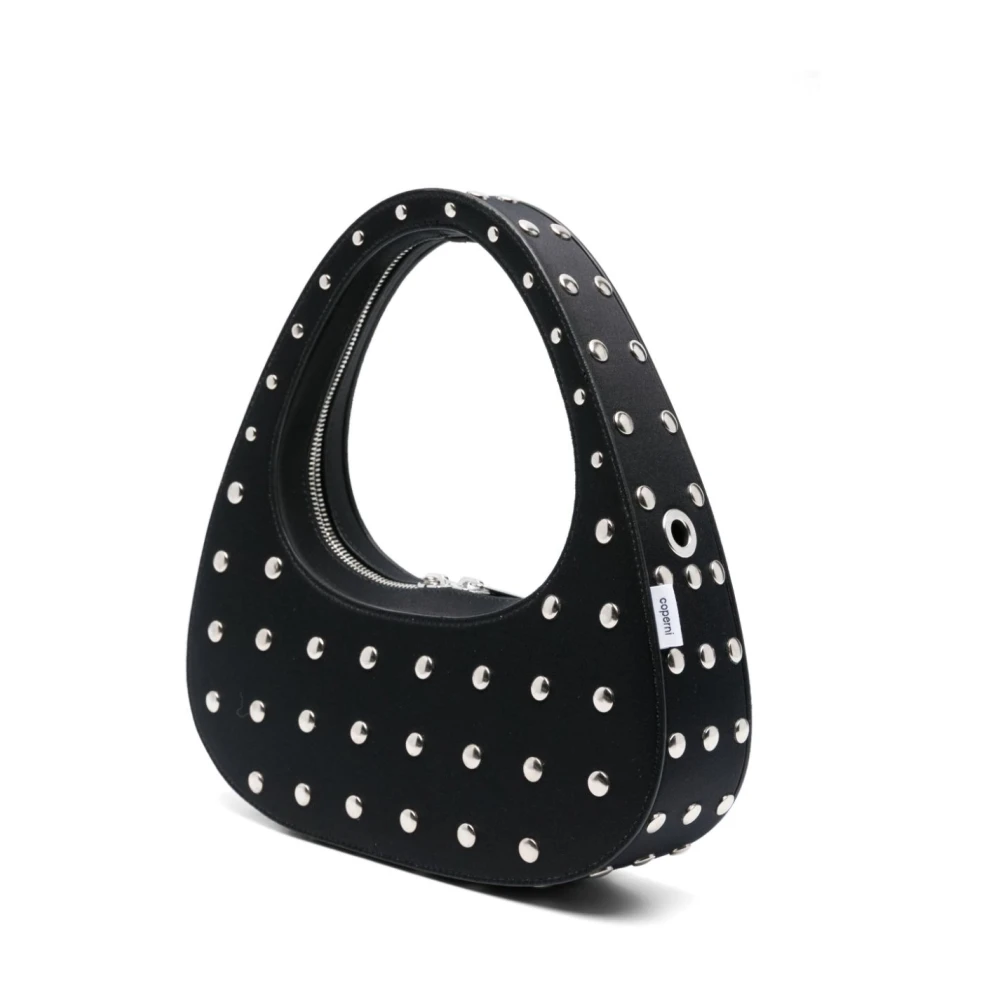 Coperni Studded Black Satin Schoudertas Black Dames