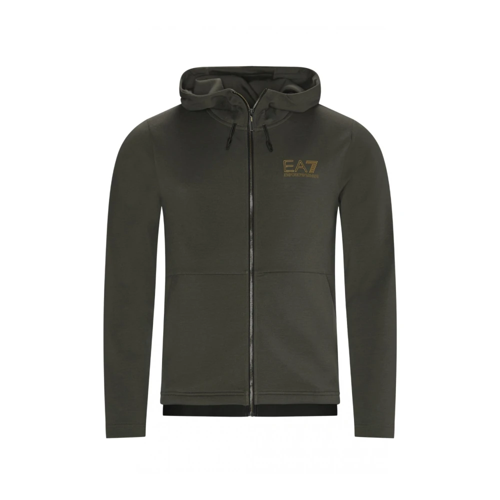 Sweatshirts & Hoodies > Zip-throughs - - Emporio Armani EA7 - Modalova