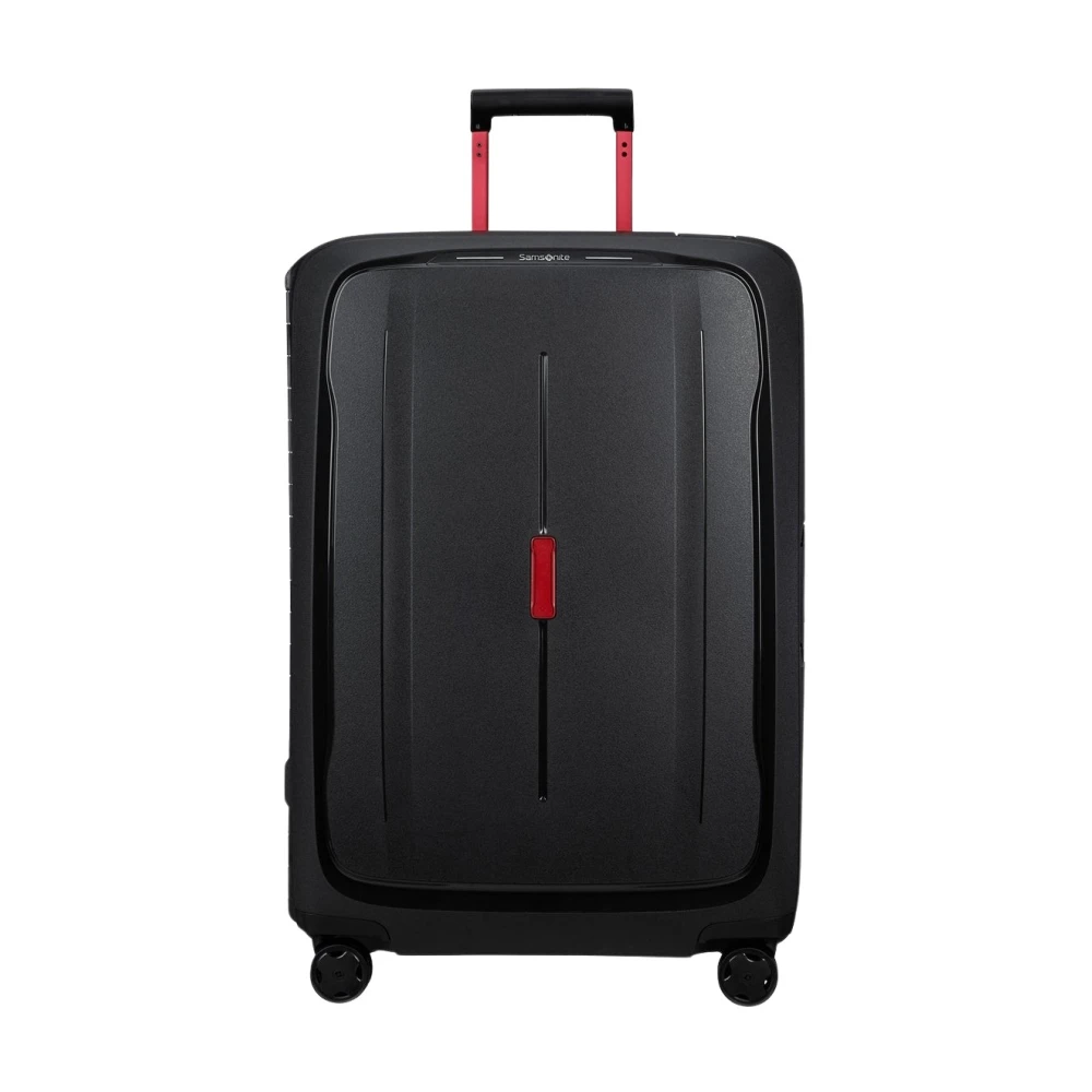 Samsonite Charcoal Rot Hartschalen-Trolley "Essens Verschiedene Größen Und Farben" 111 L 4 Rollen Koffer Mit Mehreren Fächern von Baur - Bild 3