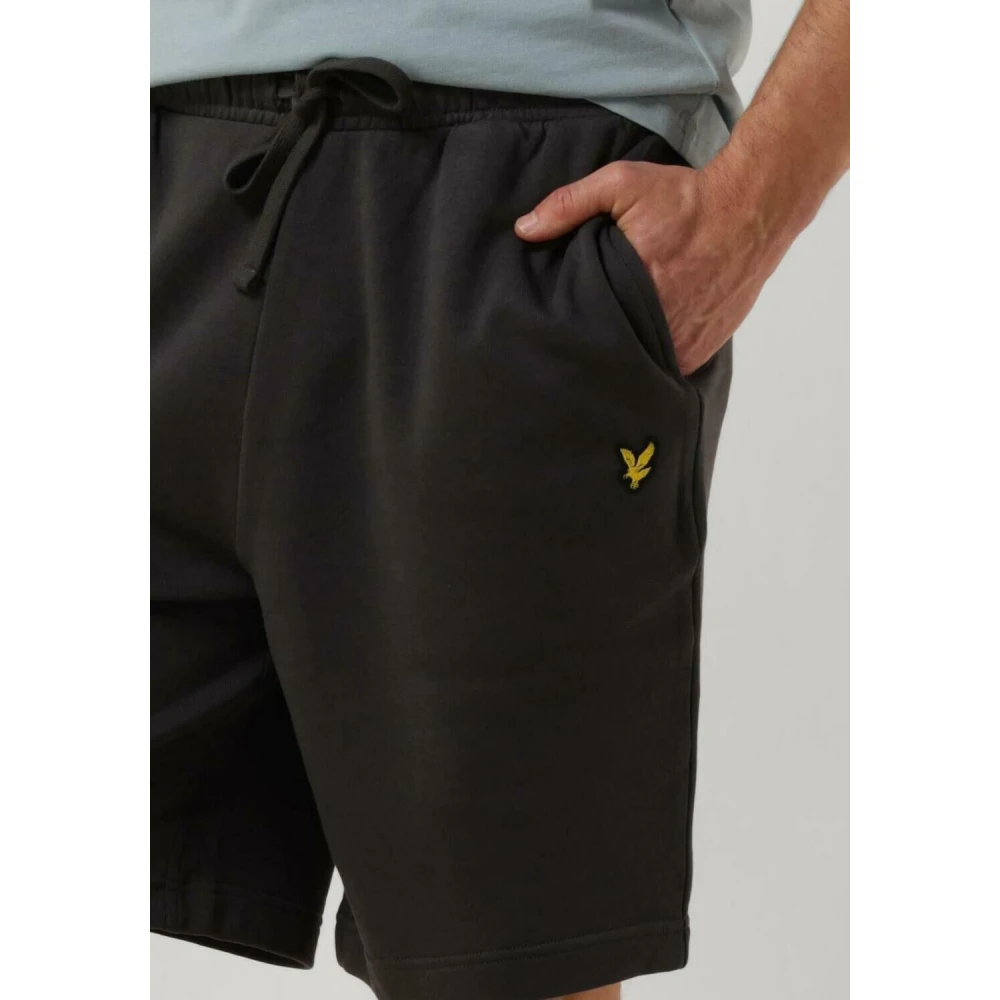 Lyle & Scott Heren Sweat Shorts Black Heren