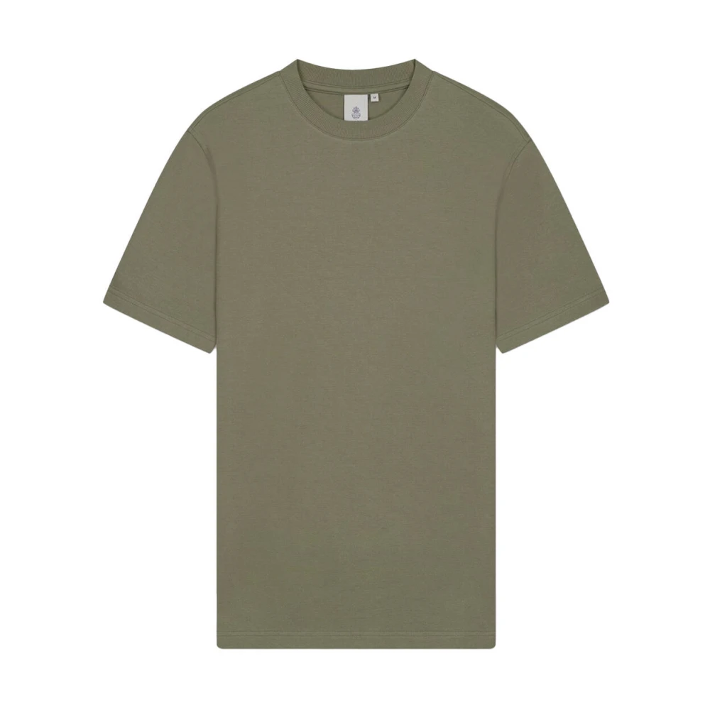 LAW OF THE SEA Lucid Gestreept T-shirt Korte Mouw Shirt Green Heren