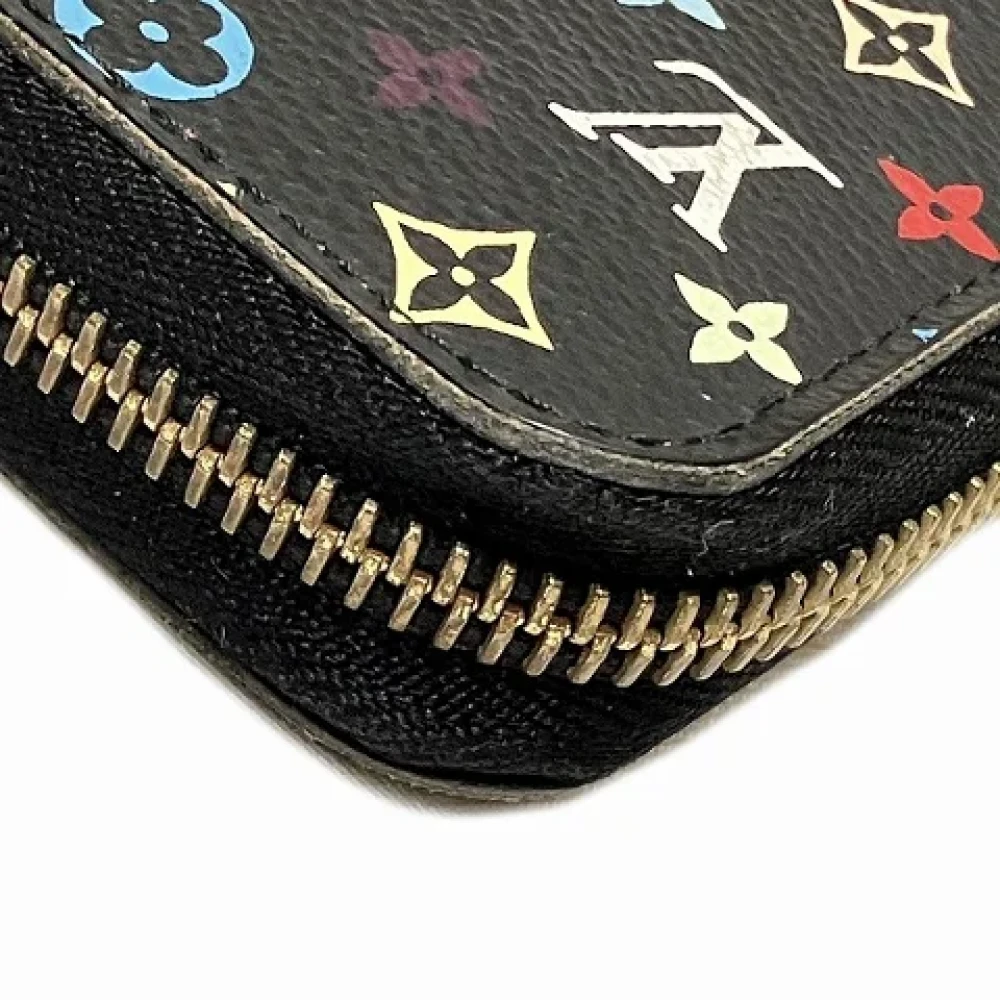 Louis Vuitton Vintage Pre-owned Canvas wallets Black Dames