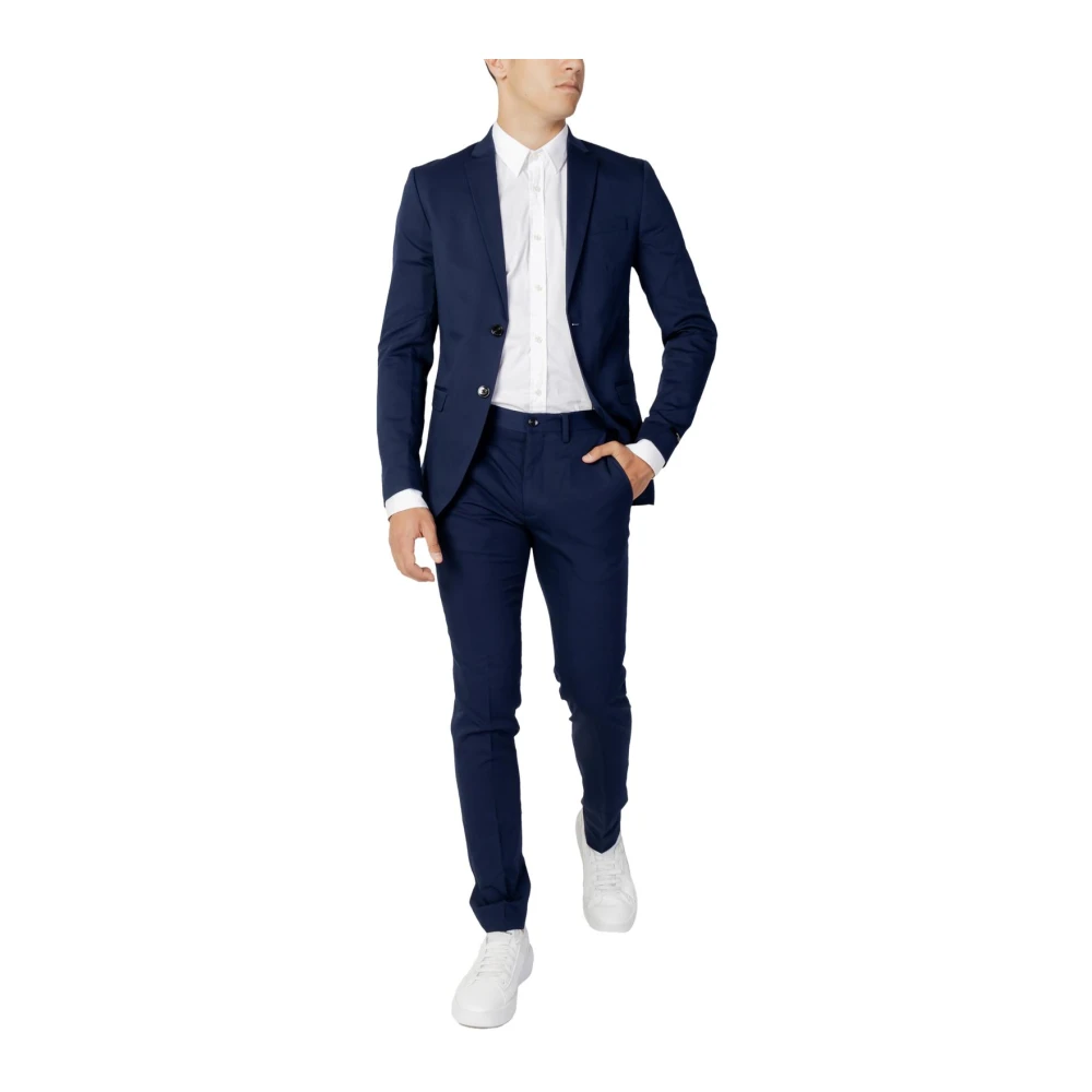 JACK & JONES Men's Jprfranco 2 Piece Suit Noos Medieval Blue Super Slim. 36R UK - Image 2