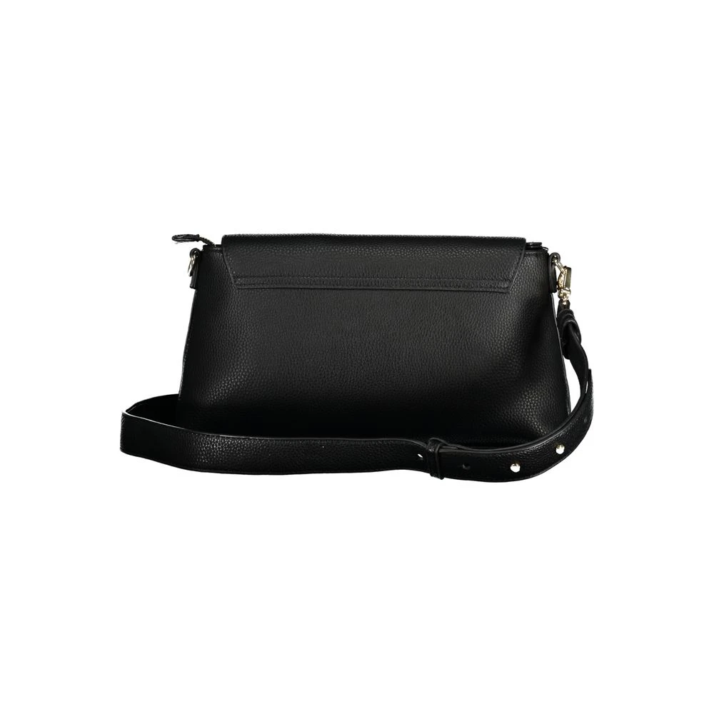 Valentino by Mario Valentino Zwarte polyethyleen schoudertas met verstelbare band Black Dames