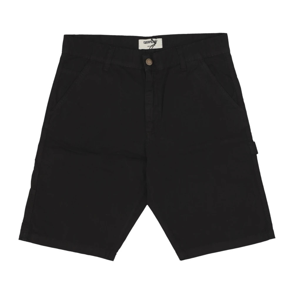 Cat Black Ripstop Carpenter Shorts - Male - Casual Shorts - W34 - Shorts