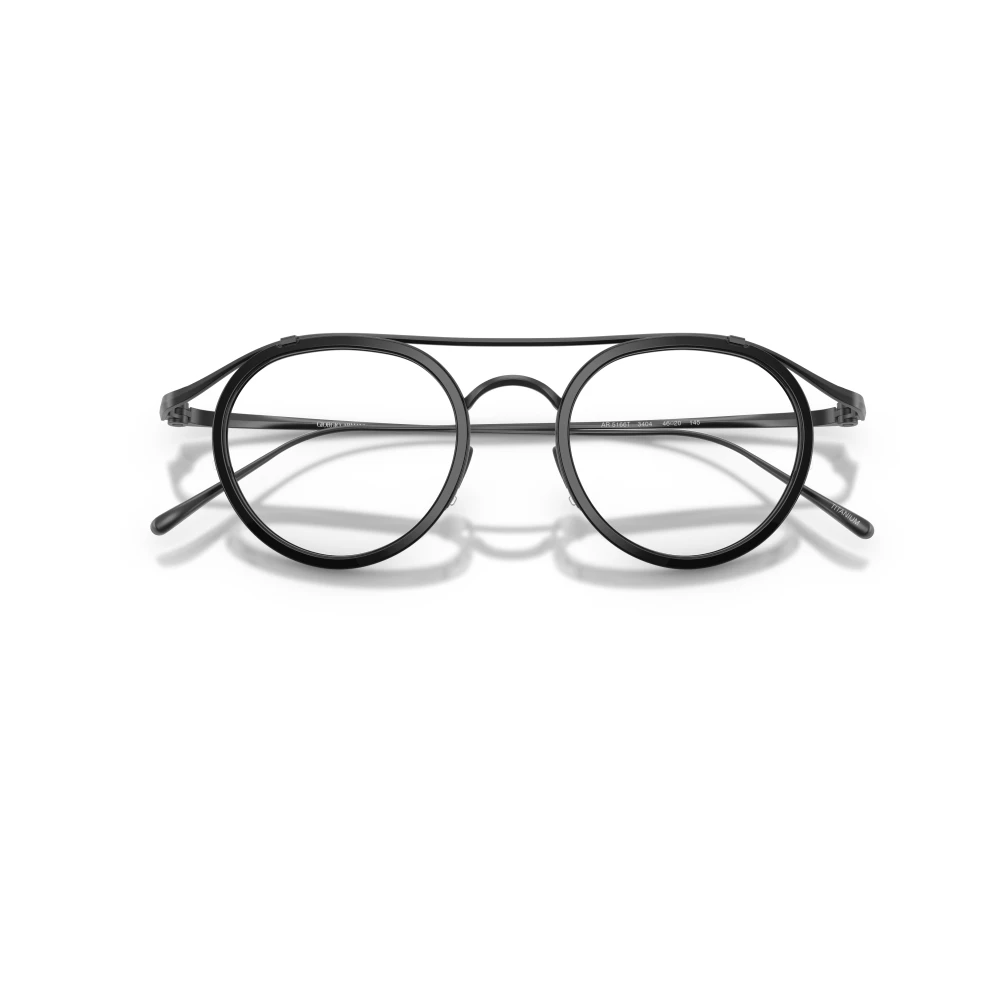 Giorgio Armani Unisex Black Glasses, 46 Mm, Ar5166t Optical Frame