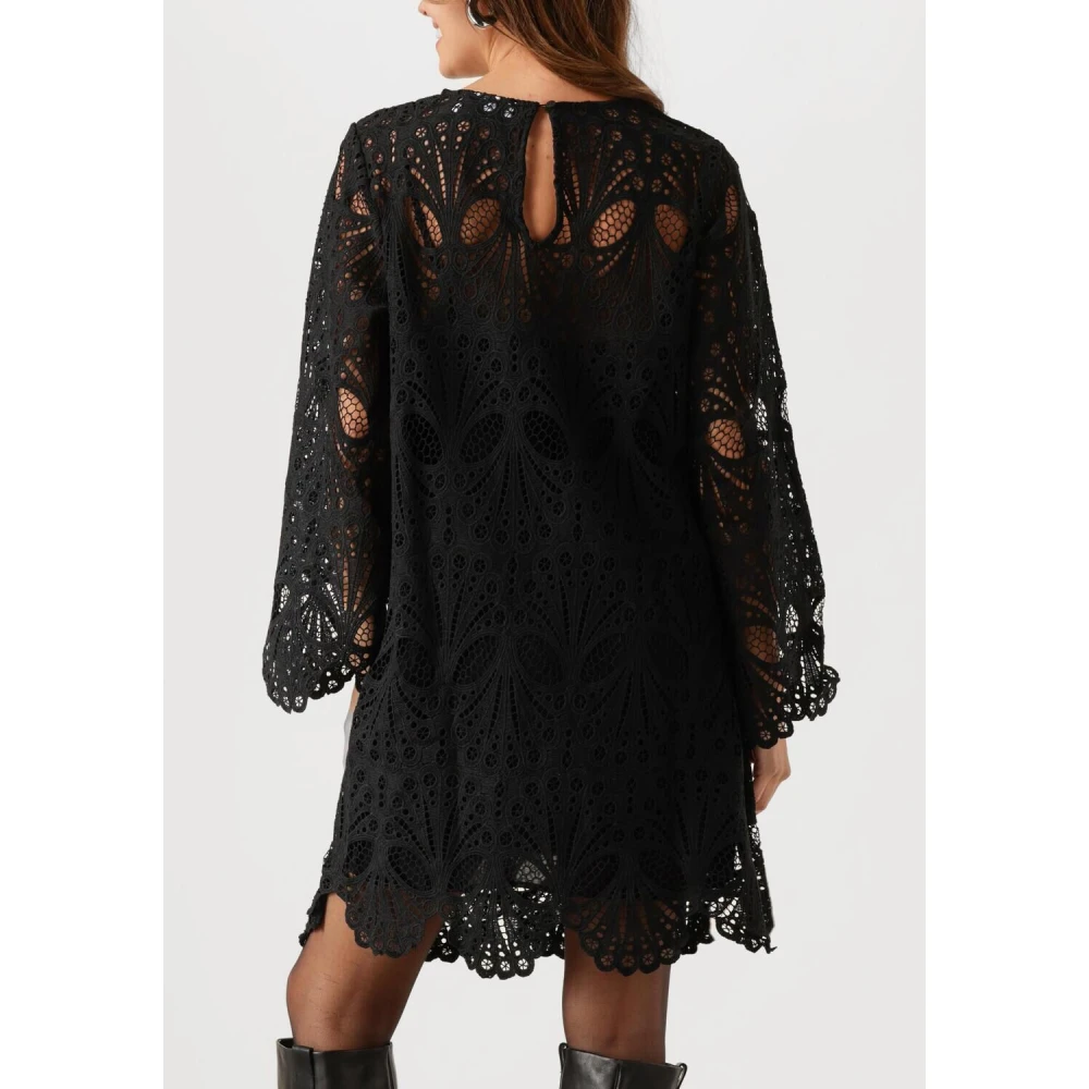 Moves Zwarte Avios Mini Jurk Black Dames