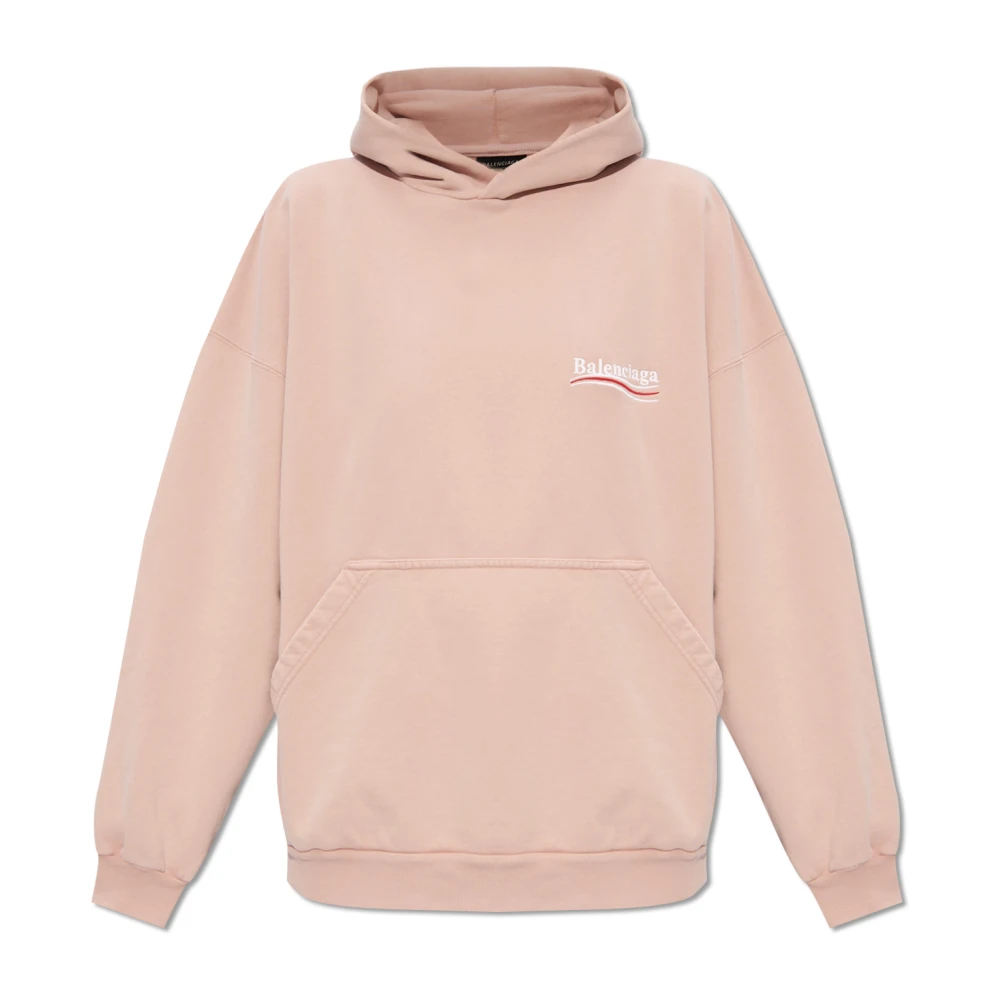 Balenciaga Hoodie met logo Pink Dames