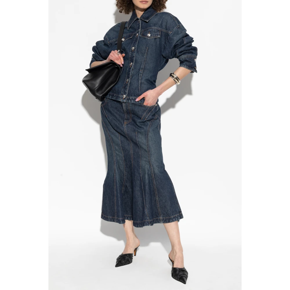 SPORTMAX Denim jas Filato Blue Dames