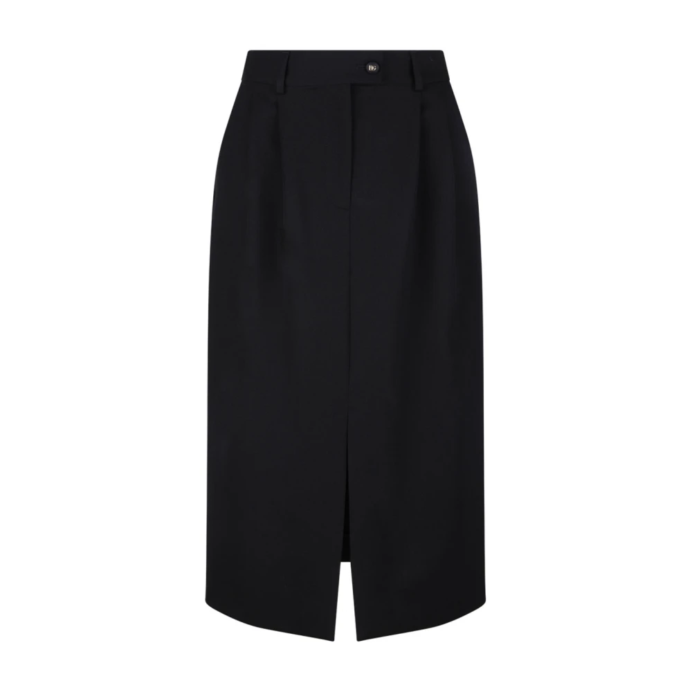 Dolce & Gabbana Femme Noir Jupes, Taille: 36 Fr Jupe Crayon En Laine E