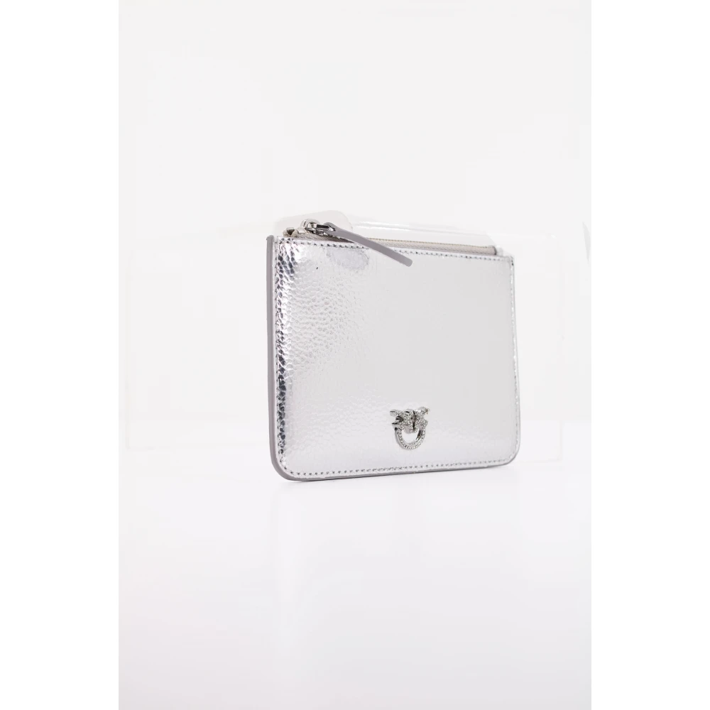 pinko Stijlvolle Portemonnees en Kaarthouders Gray Dames