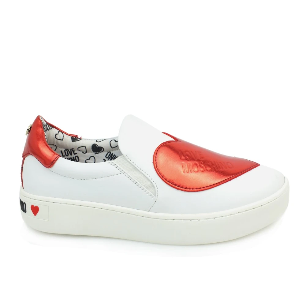 Love Moschino Women's White Trainers - Sneakers - 2 Uk - Shoes