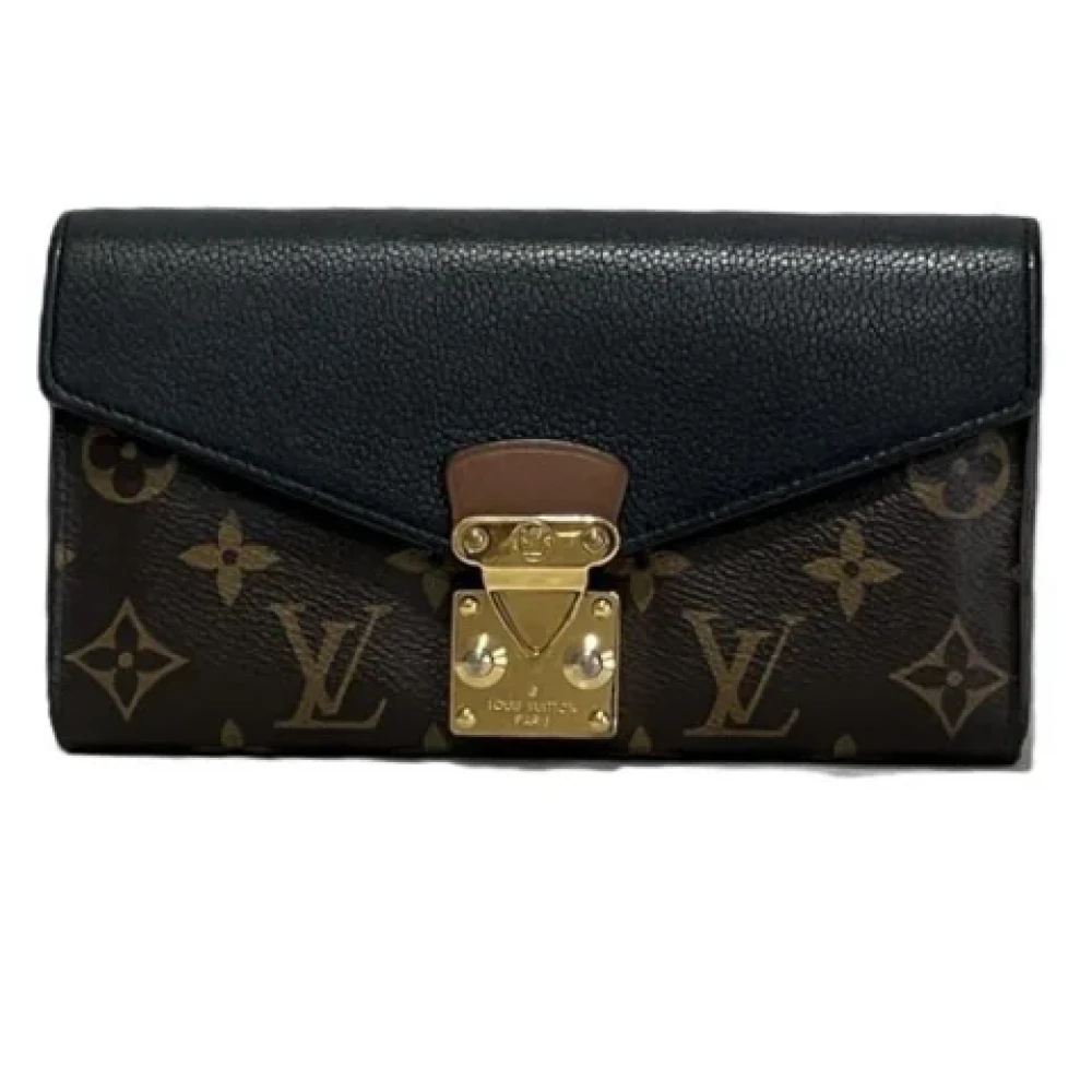 Louis Vuitton Vintage Pre-owned Canvas wallets Brown Dames