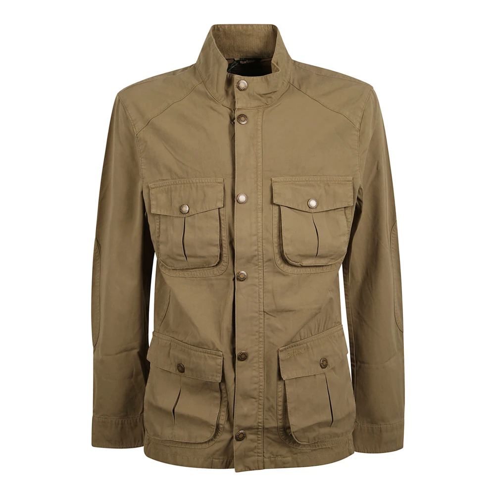 Barbour Men's Green Bleached Olive Outerwear Jacket