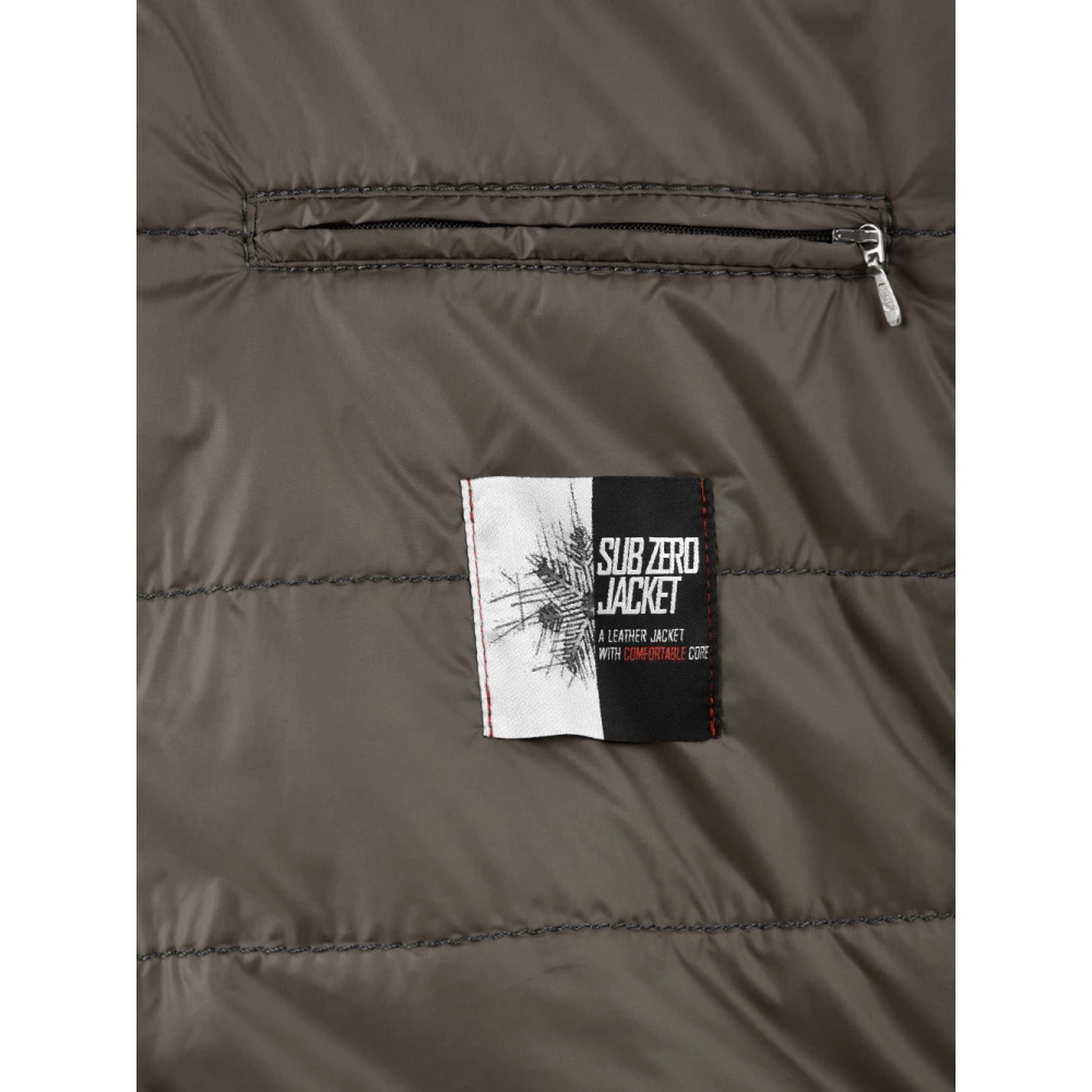 The Jack Leathers Witte Leren Jas Jonah Model Beige Heren