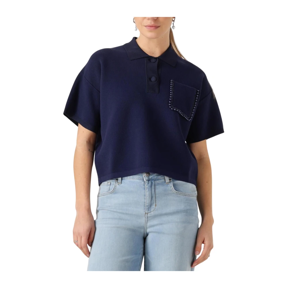 Liu Jo Donna Blu Top, L, New,