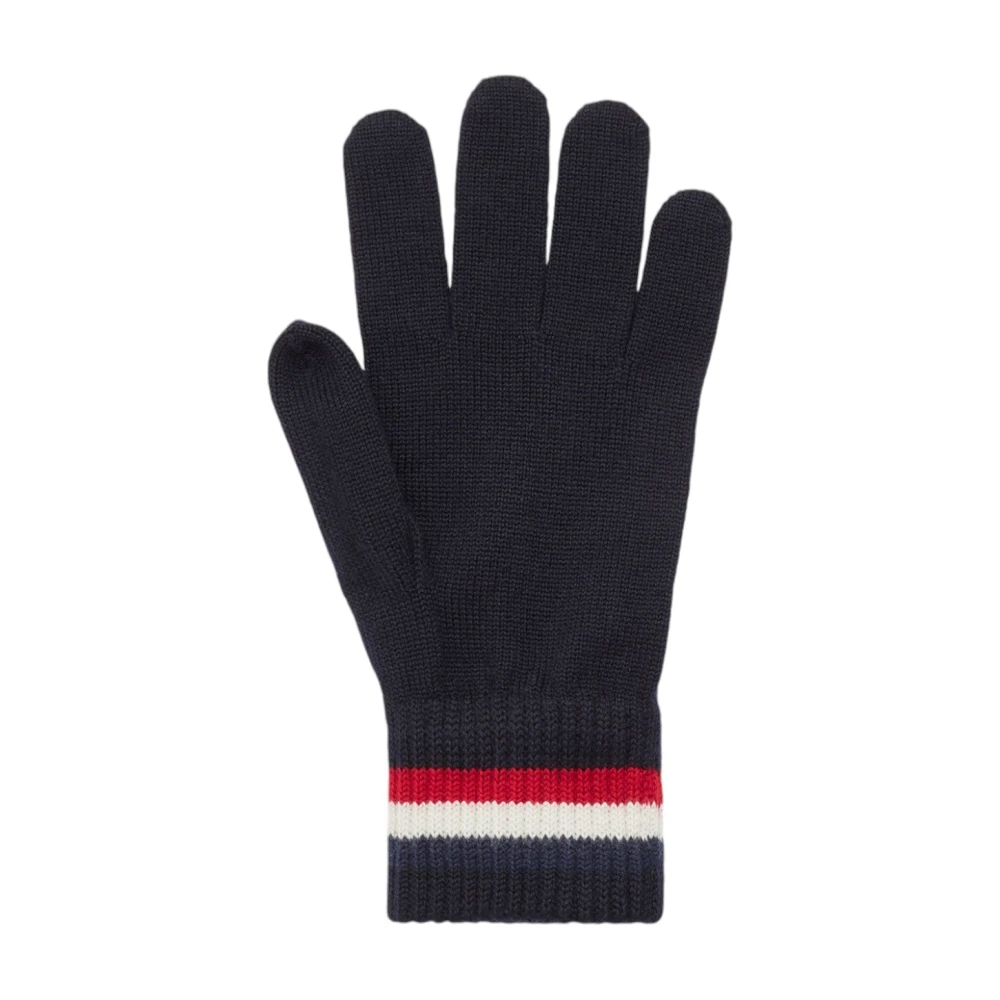 Moncler Tricolour Wolhandschoenen Nachtblauw Blue Heren