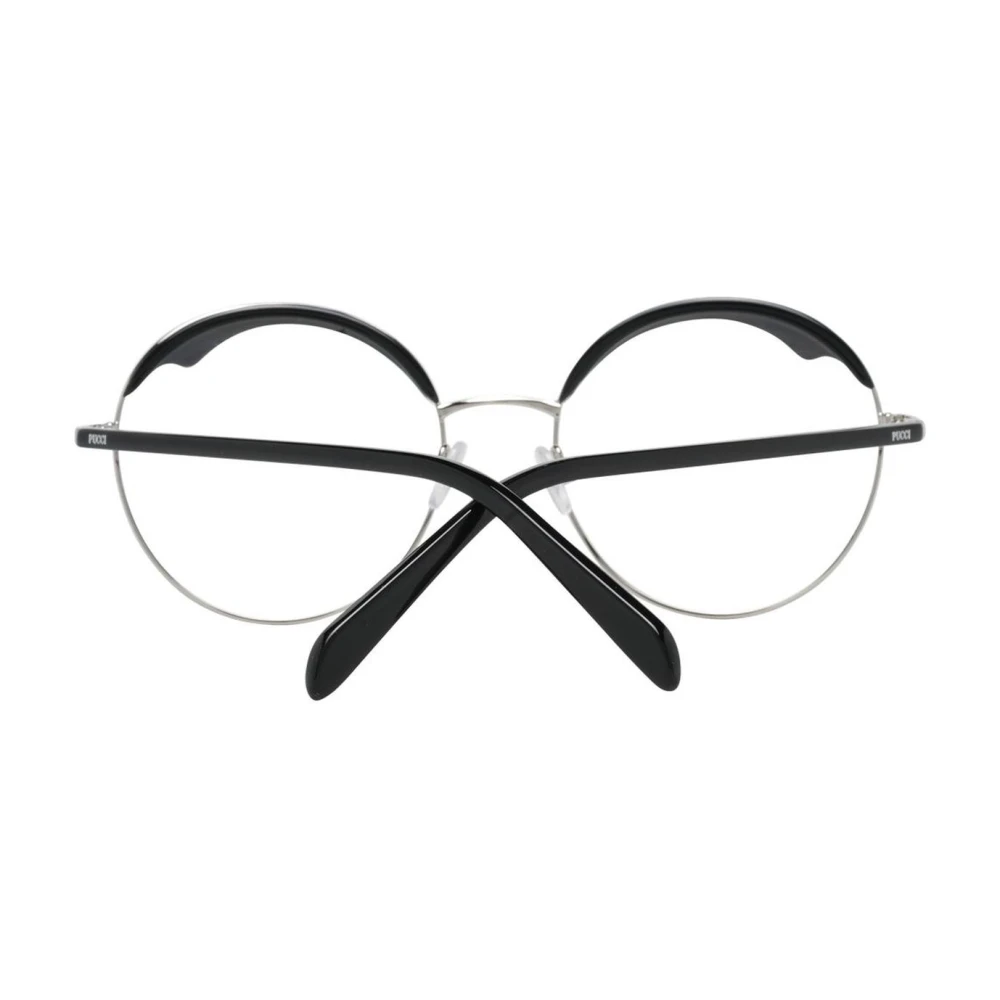 EMILIO PUCCI Zwarte Dames Optische Frames met Merkhoes Black Dames