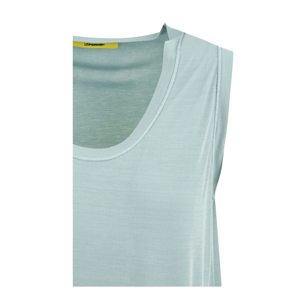 Drumohr Groene T-shirts en Polos Green Dames