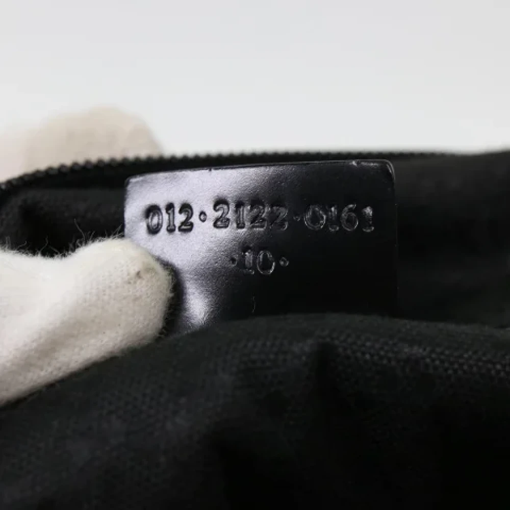Gucci Vintage Pre-owned Nylon travel-bags Black Dames