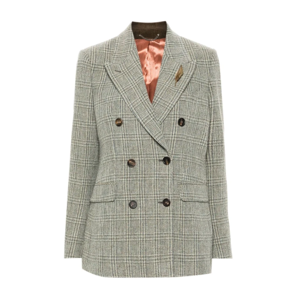 Golden Goose Grijze wollen blazer Gray Dames