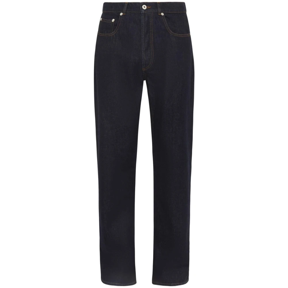 JW Anderson Blauwe Denim Jeans Blue Heren