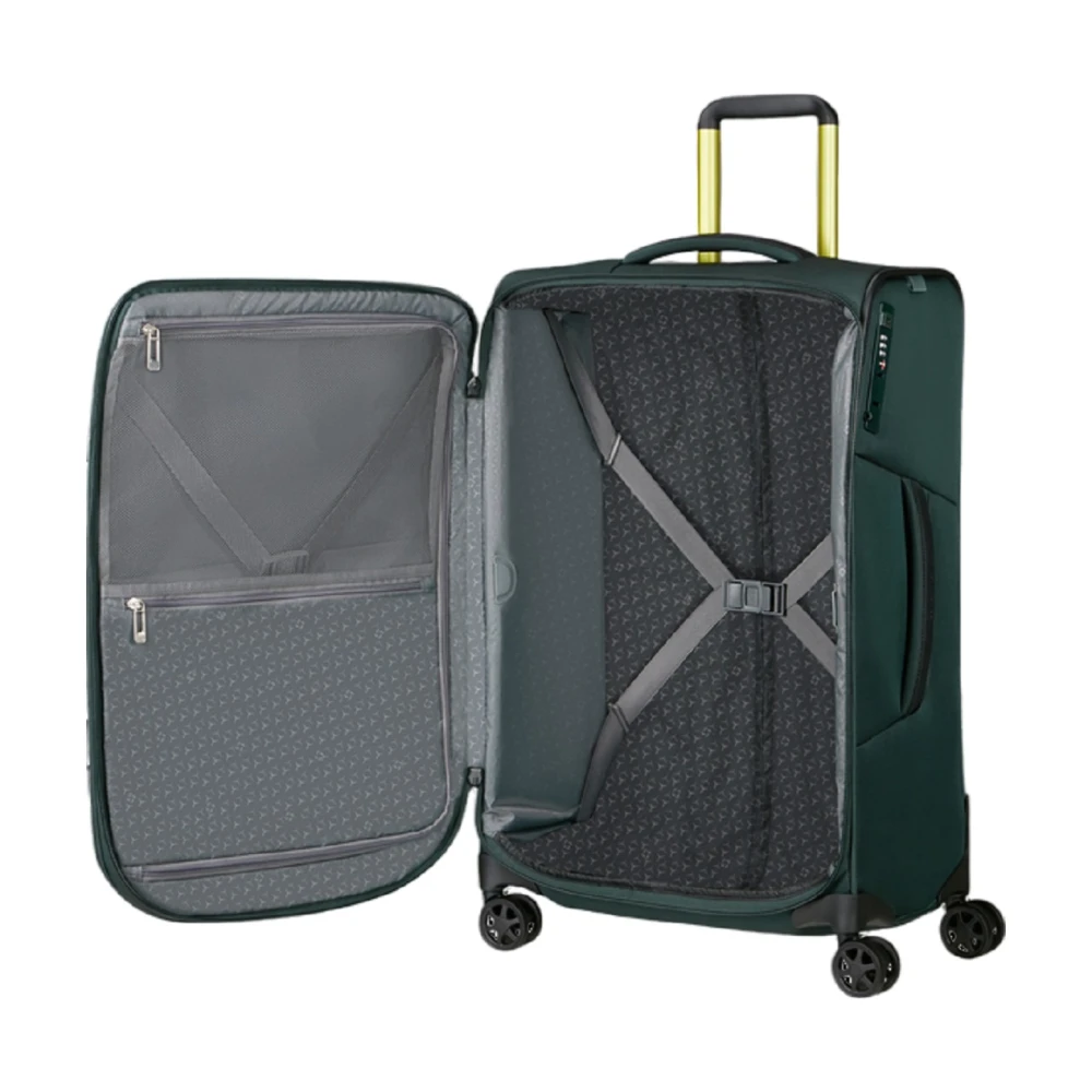 Samsonite Groene Trolley met gerecycled PET-stof Green Heren