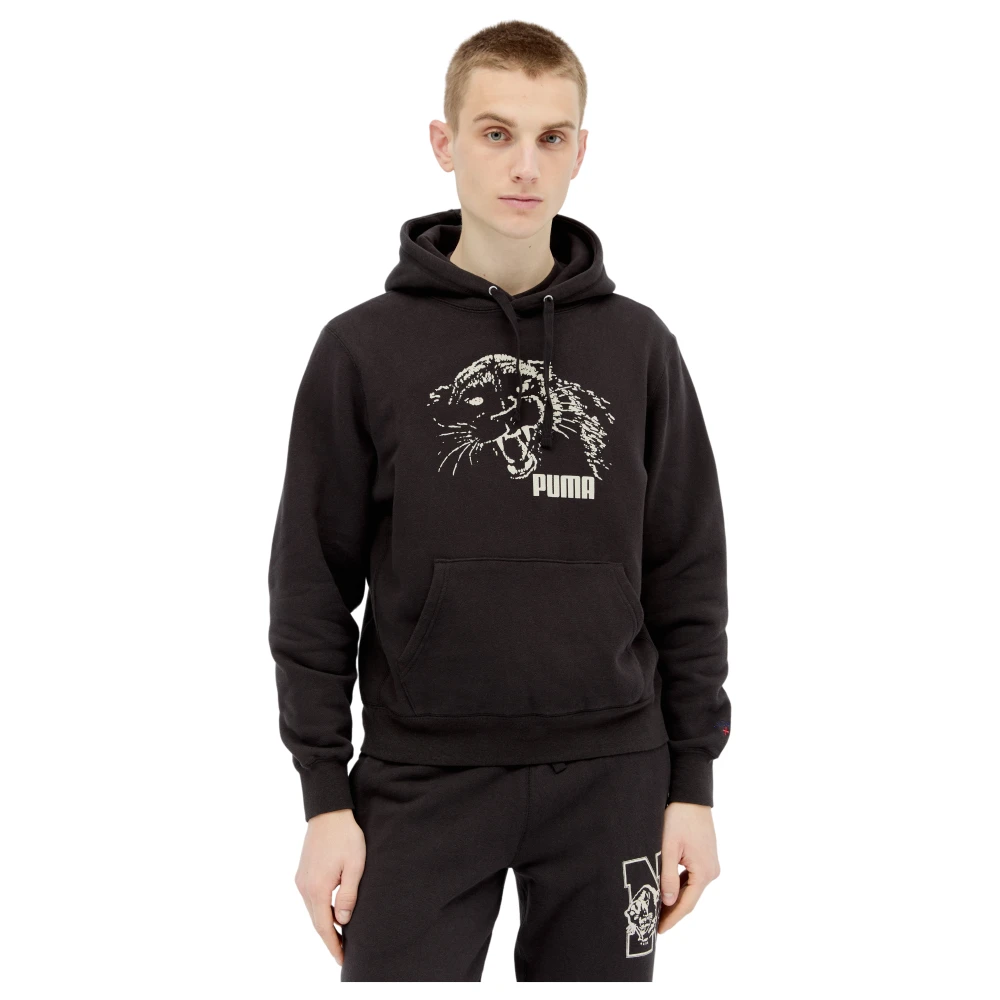 Puma Sweatshirts & Hoodies Black Heren