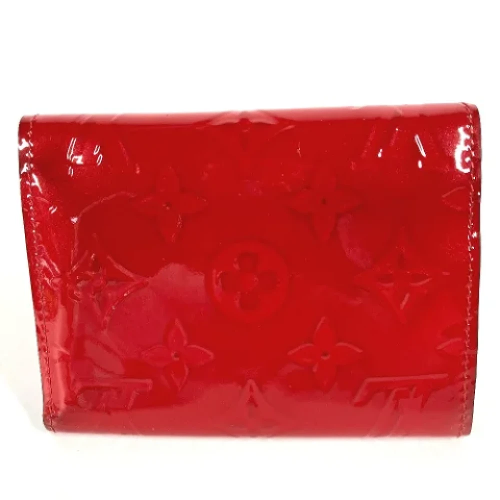 Louis Vuitton Vintage Pre-owned Fabric wallets Red Dames