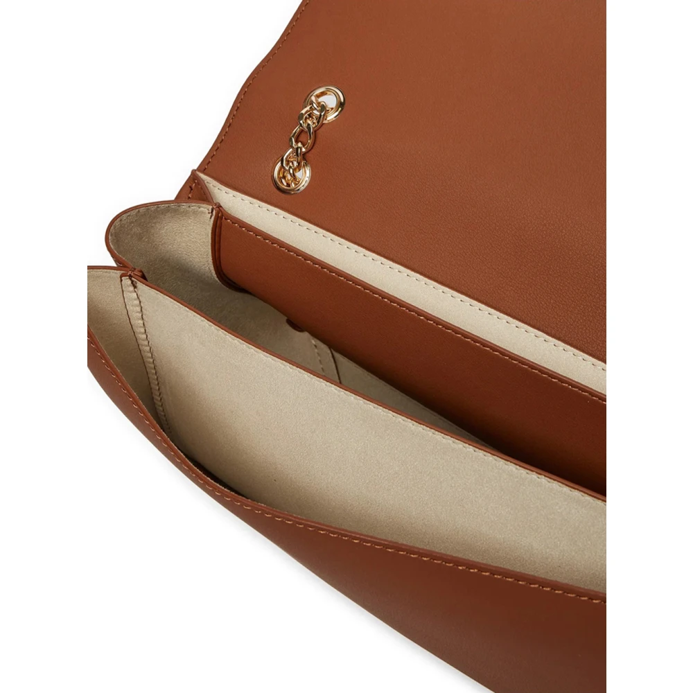 Love Moschino Bruine schoudertas met elegant ontwerp Brown Dames