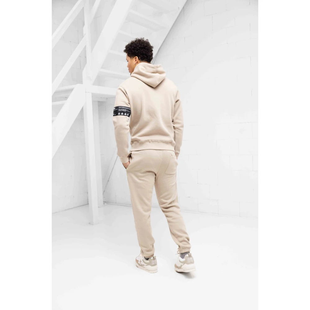 Quotrell Beige Heren Trainingspak Hoodie Winter Beige Heren