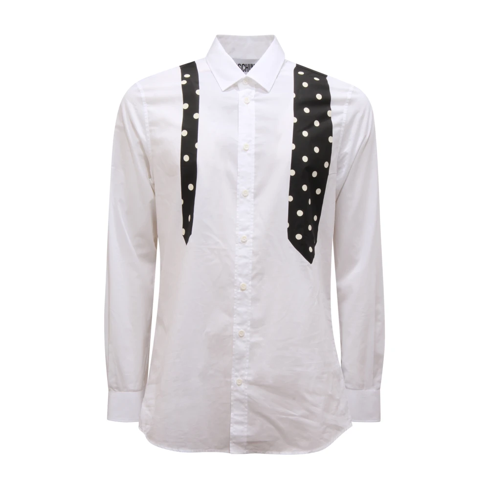 Moschino Hombre Blanco Camisas, Talla: M