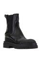 womens-slip-on-leather-ankle-boots