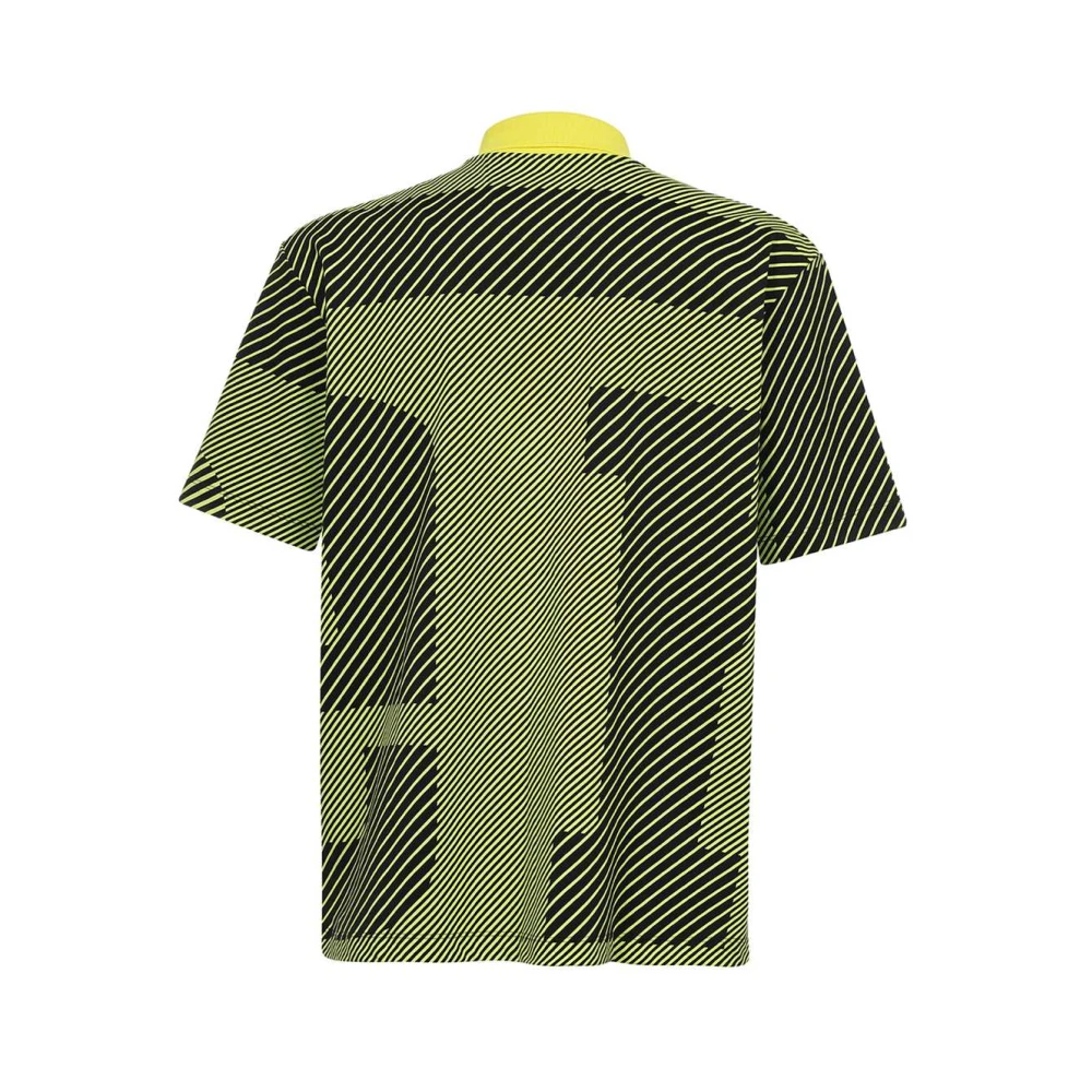 Ferrari Gestreept katoenen poloshirt Multicolor Heren