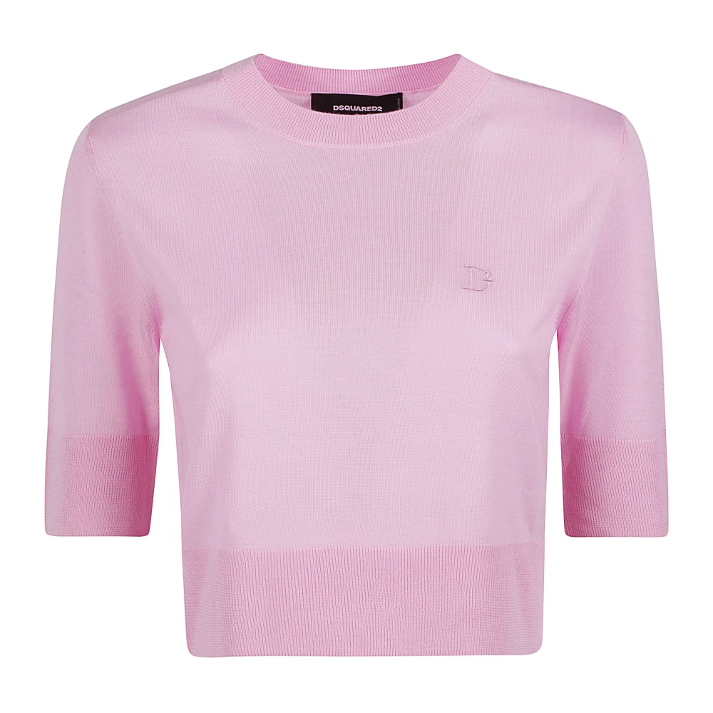 Dsquared2 Stijlvolle Sweaters Collectie Pink Dames