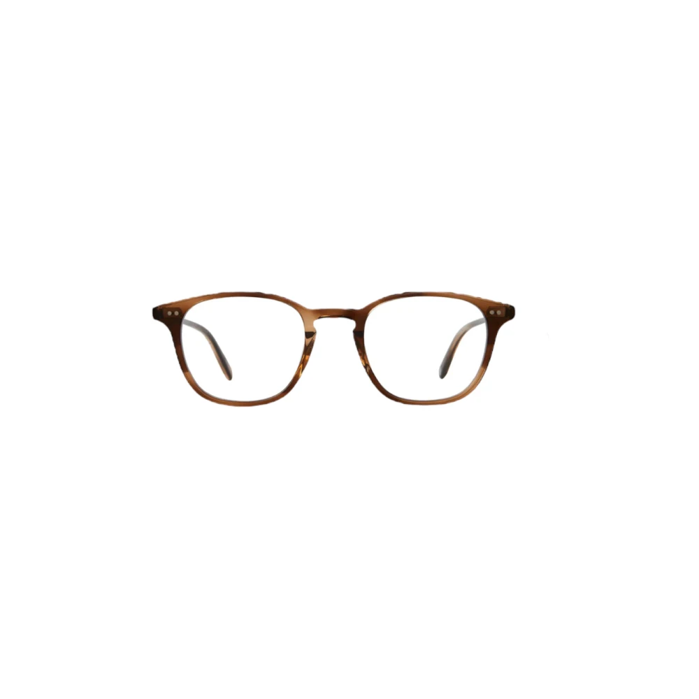 Garrett Leight Stijlvolle Blonde Tortoise Brilmontuur Brown Unisex
