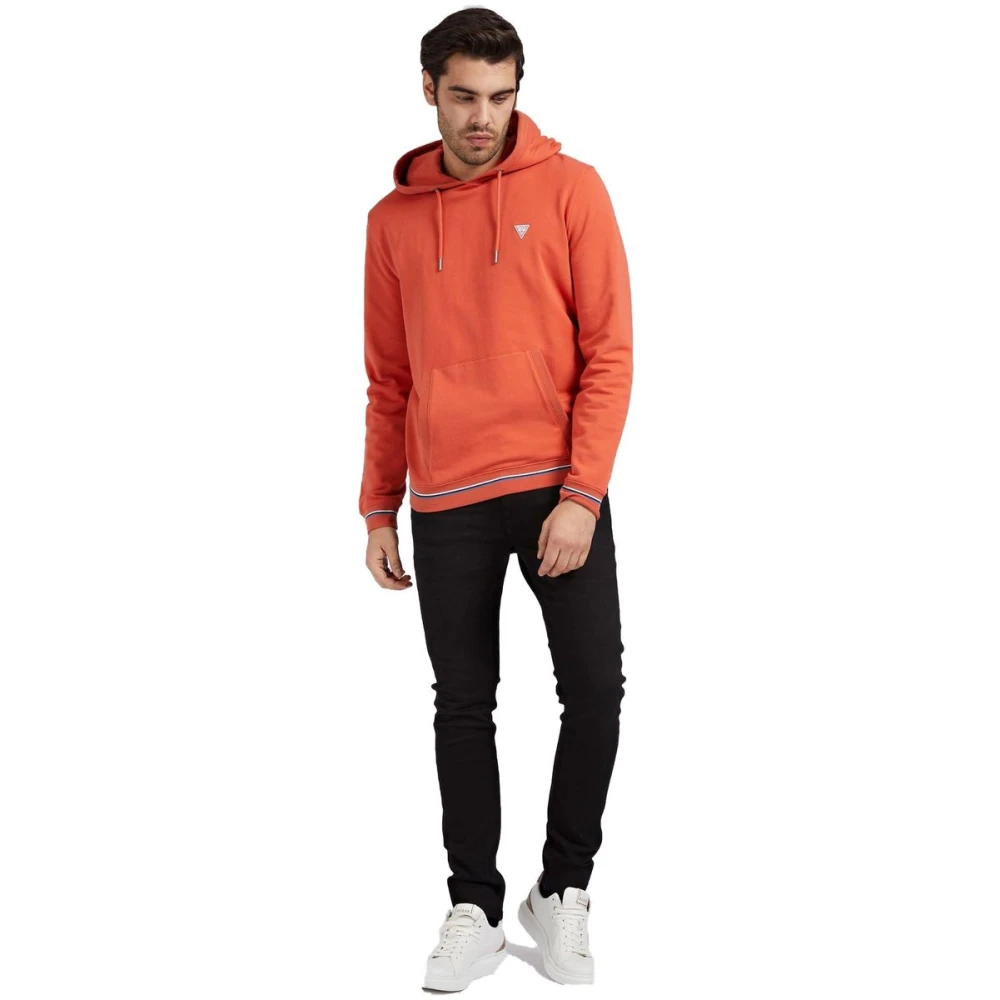 Guess Hoodie Orange Heren